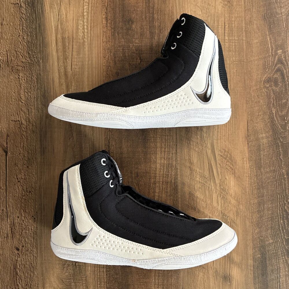 Nike Inflict 4 Black White Men Size 9 Wrestling Shoes New HM9674-001